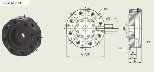 Hard Alloy Vdi Tool Disc Radial Static Tools, For Cnc Machinery