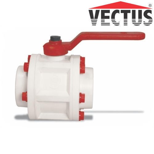 Flanged End Heavy Duty Vectus PPR Ball Valve, For Water