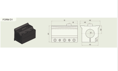 Toughened Steel Vertical Boring Tool Holder Form D1