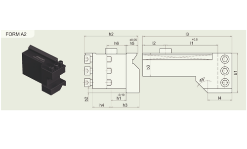 Vertical-Radial Tool Holder-Right-Hand