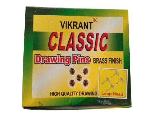Round Vikrant Classic Drawing Pin, Box