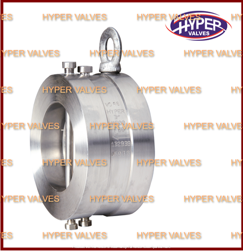 HYPER VALVES Api Wafer Lug Type Dual Plate Valve, For Air, Gas & Liquid, Size: 2 To 24