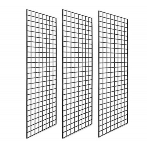 SS Black, White Wall Grid, Thickness: 5 to 6 mm