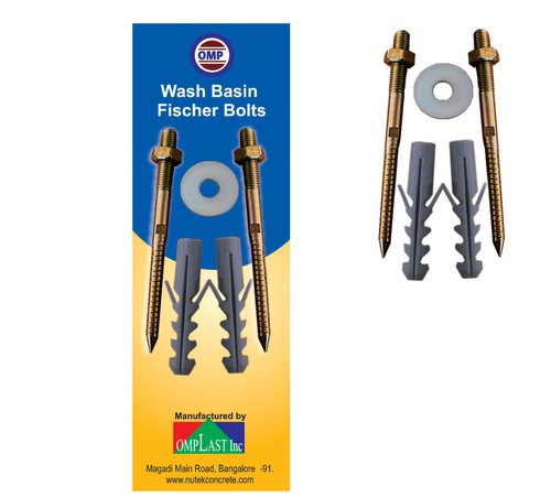 202 Grade Wash Basin Fisher Bolt, Size: 10x120 mm