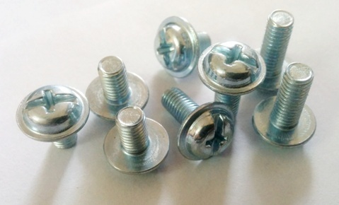 Mild Steel Pan Washer Washer Head Screw, Size: 3mm To 6mm