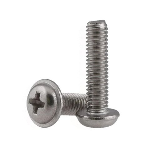MS, SS Black Washer Head Self Tapping Screw, For Electronics, Size: 1 To #10
