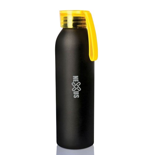 Nexus Brass Water Bottle Black Body