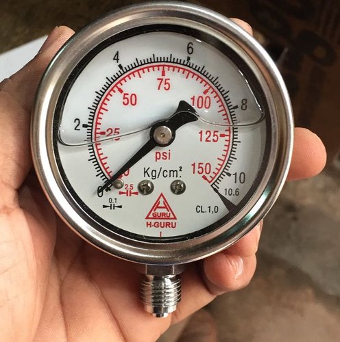 2 inch / 50 mm Water Pressure Gauge, For Liquid