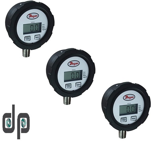 Dwyer Steel And ABS Weather Proof Digital Pressure Gauges