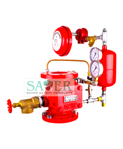 Alarm Valve with Retard Chamber & Gong Bell. UL & FM Approved