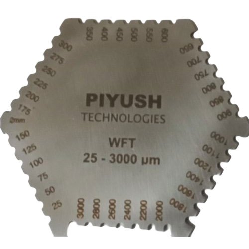 Piyush Technologies Stainless Steel Wet Film Thickness Gauge
