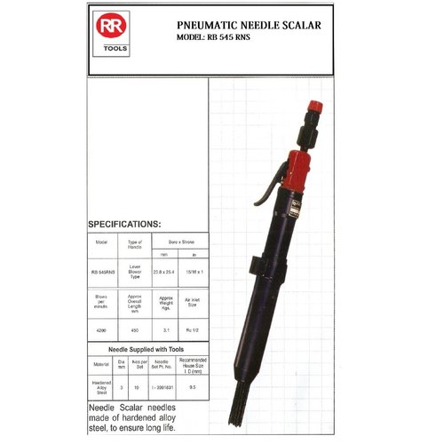 Lever Blower RB 545 RNS Pneumatic Needle Scaler