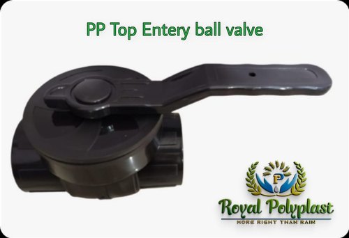 Pp Top Entry Ball Valve