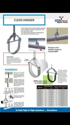 Pipe Hangers Clevis Hangers