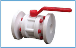 White Chemical Ball Valve