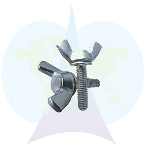 Parshva Carbon Steel Wing Bolt