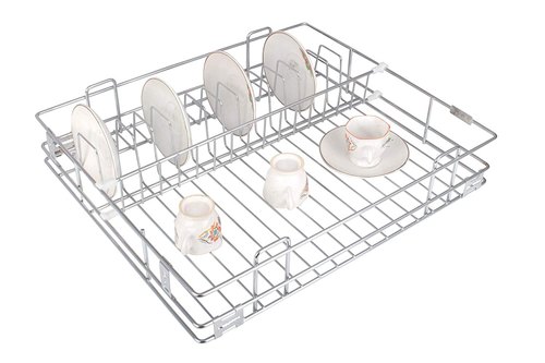 s.s.202 Nikal+copper+chrome Wire Baskets, Rectangular, Size: 15x20x4