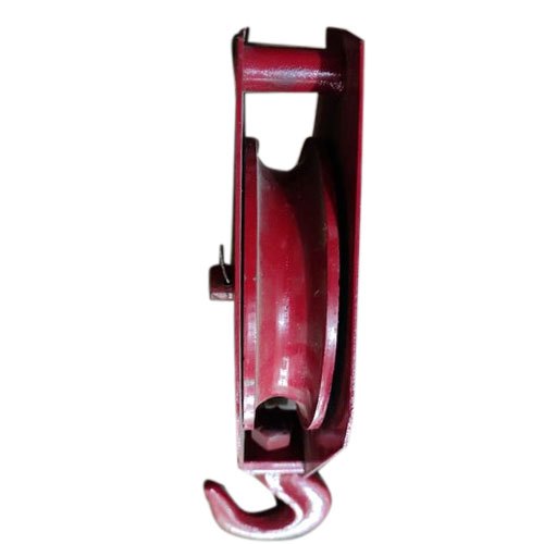 Gurpreet Industries Mild Steel Wire Rope Pulley Block, For Industrial, Capacity: 1 ton