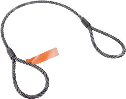 Black Ungalvanized Steel Wire Rope Sling