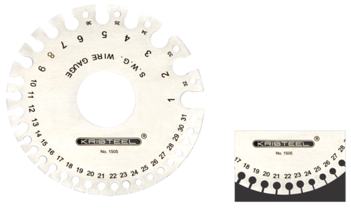 Round S.W.G Wire Gauge, 1 to 36 mm