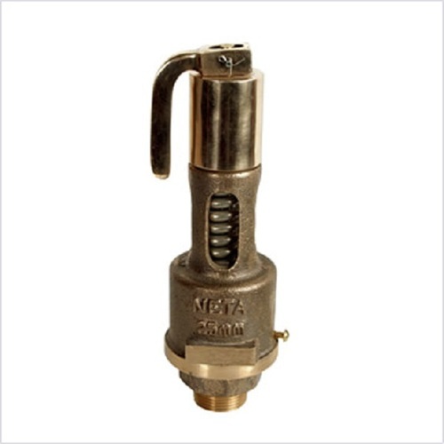 WJ Bronze Spring Loaded Safety Valve (Angle Type)