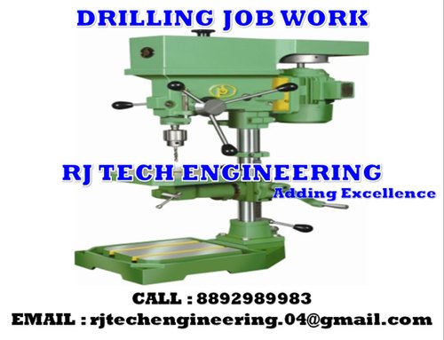 Radial Mild Steel drilling job work, bangalore, Dimension / Size: 5-16mm