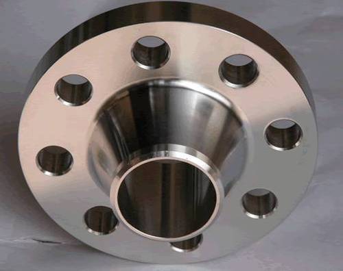 Silver Circular WNRF Stainless Steel Flanges, For Industrial