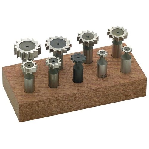 Wood Ruff Key Cutter Set Of 10 Pcs (1/2 Shank Hss)