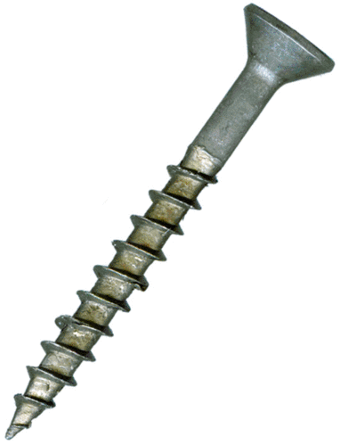 Polished Stainless Steel Wood Screw