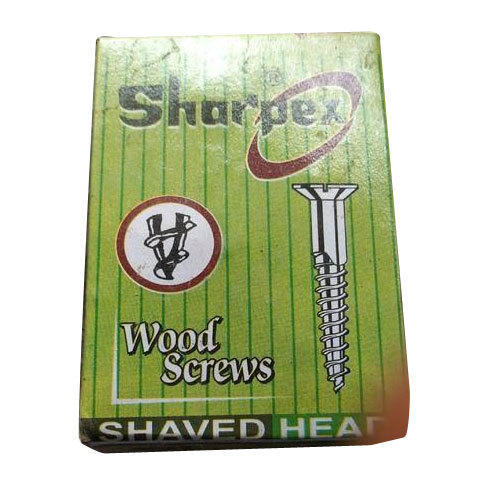 Silver 35mm Wood Screw, Size: 35x8 Mm