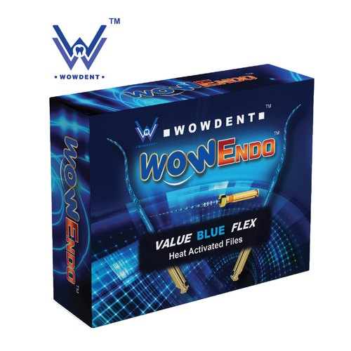 Wowdent Wowendo Value Blue Flex Rotory Files Dental Endodontic Treatment