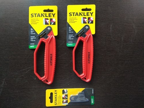 Red Stanley Safety Wrap Cutter & Blade