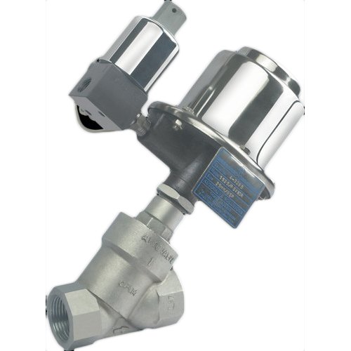 Pneucon Stainless Steel (Trim) Y Type 2 Way Angle Valve