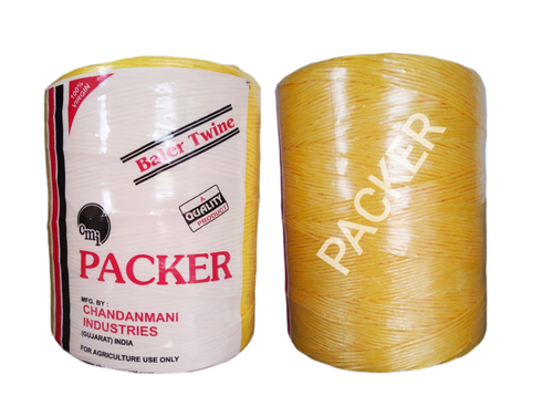 375 m Polyethylene Yellow Baler Twine, Packaging Type: Roll