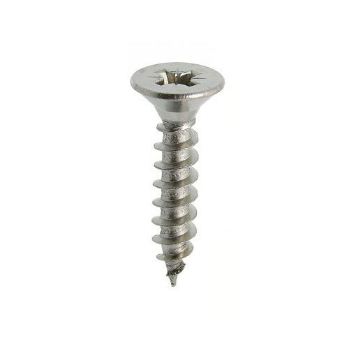 Lasting Grip Zinc Plated csk Head Screw, Size: Various