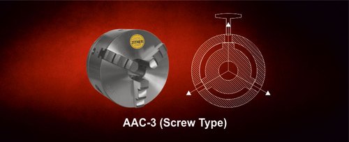 Zither Chuck Accuracy Adjustment Chuck, 3 Jaws, Model Name/Number: Lathe Chucks