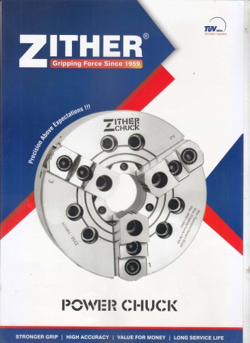 Zither Open Centre Power Chuck, 1 0 Kg, 2 Jaws 3 Jaws 4 Jaws